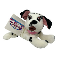 The Disney Store  Theme Parks 8" JEWEL THE DOG 101 DALMATIANS Bean Bag Plush