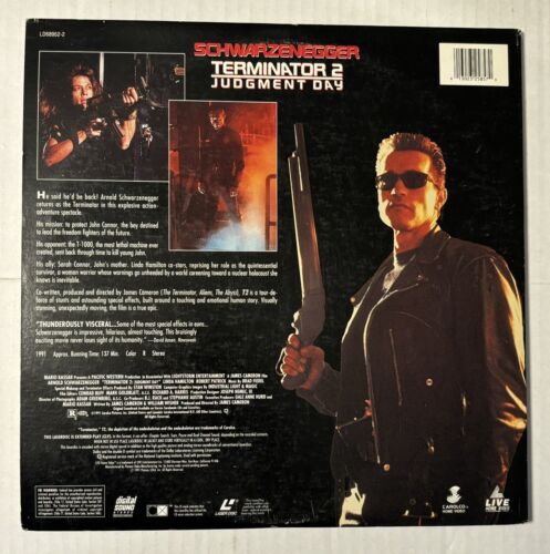Terminator 2 Digital Laserdisc Judgment Day 2 Disc Set T2 Arnold Schwarzenegger - Picture 2 of 9