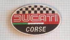 DUCATI Corse PATCH TOPPA ricamata 10 cm X 6,5 cm - con strappo