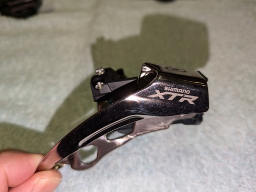 Shimano FD-M980 XTR 3x10 Speed, Clamp-on, Dual Pull Front Derailleur 34.9mm