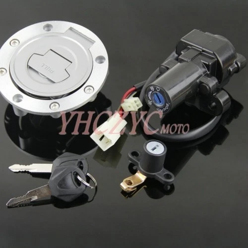 Ignition Switch Gas Cap Seat Lock Key Set for Yamaha XJ6 09-13 FJ09 FZ07 15-16 Foto 2 de 3