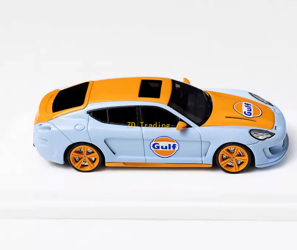 ZD MK 1:64 Blue Gulf Gemballa Coupe Sports Model Diecast Resin Car BN - Image 3 of 4