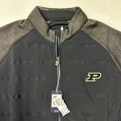 $248 New JOHNNIE-O Whatley Men's Medium M Purdue Full Zip Outerwear Jacket - Picture 3 of 8