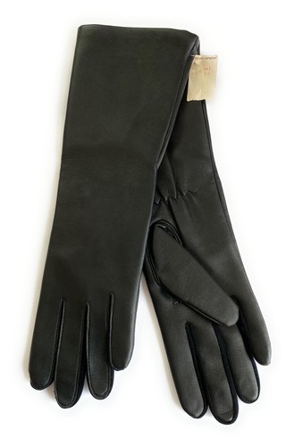Bellariva Vtg 70's Ladies Driving Gloves Lined Faux Leather Jordan Marsh Tags - Picture 6 of 7