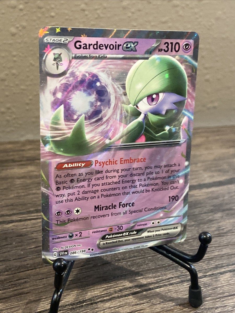 Pokemon : SV SCARLET & VIOLET GARDEVOIR ex 086/198 ULTRA RARE