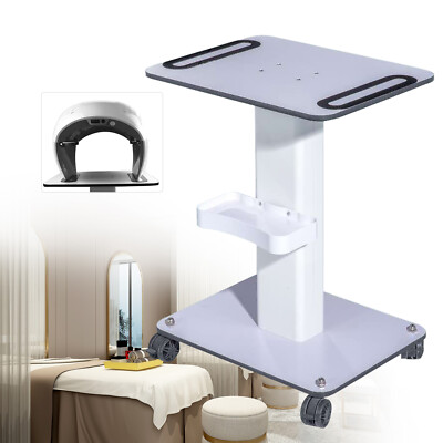 SPA Beauty Equipment Storage Organizer Holder Salon Rolling Trolley Cart Stand