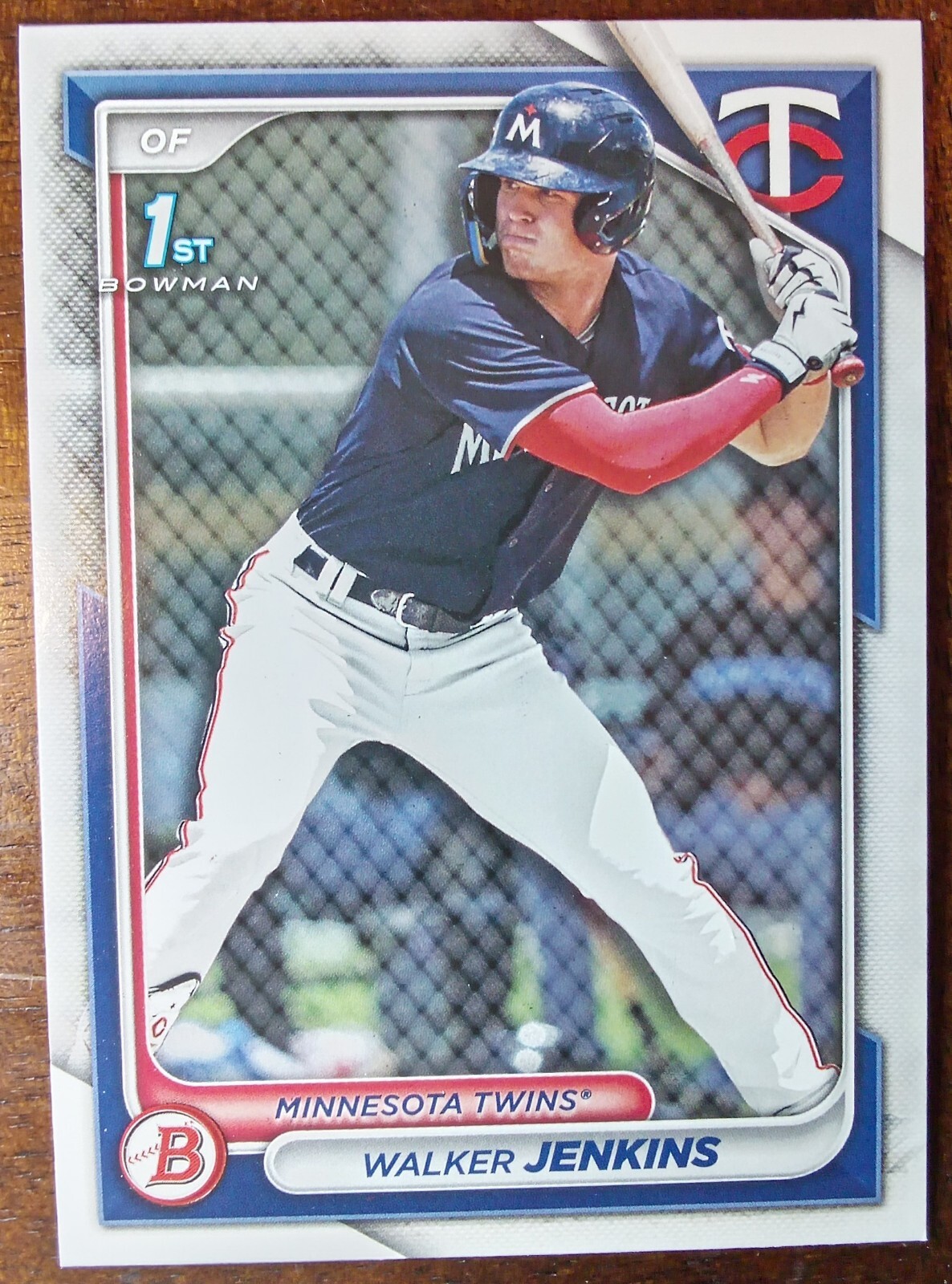 2024 Bowman prospect Paper Walker Jenkins 1st Minnesota Twins BP-43 - Twins -Bx3