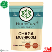 Chaga Pilz Extrakt Kapseln 3000Mg - 200Mg Polysaccharide Stark Vegan