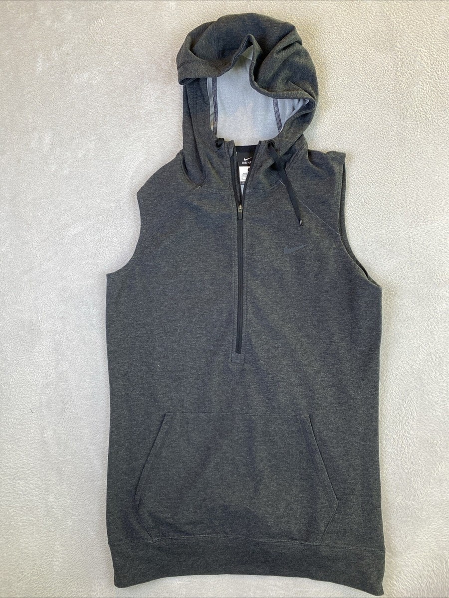Nike Obsessed Half Zip Sleeveless Hoodie Women's Small Vest Nike Obsessed Half Zip Sleeveless Hoodie Women's Small Vest