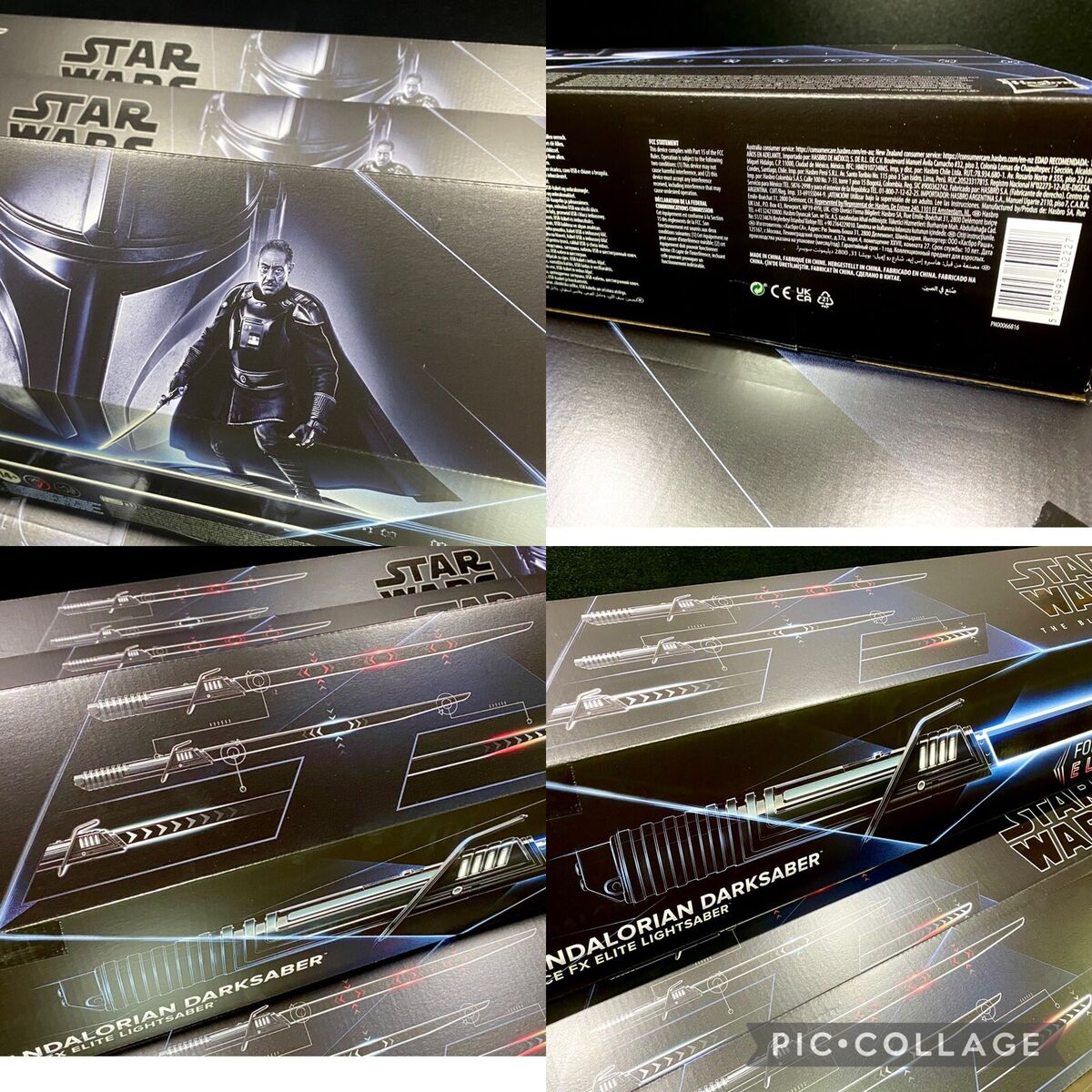 Star Wars The Black Series - Sabre de Luz Force Fx Elite - Mandalorian  Darksaber - Hasbro - superlegalbrinquedos