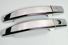 Kit maniglie porte acciaio inox mascherine cromate per Opel Astra H J GTC Corsa D E Tigra B