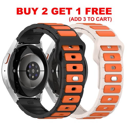 20mm 22mm Watch Band Sport Silicone Strap Wrist Strap Watch Replacement Bracelet - 第 1/21 張圖片