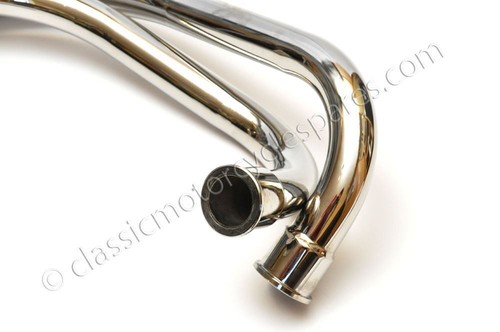 Exhaust Pipes, Norton Commando Roadster 1971+, 06-3375 06-3376 UK Made - Picture 3 of 4