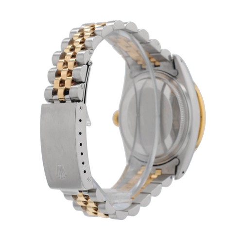 OROLOGIO ROLEX UOMO DATEJUST TWOTONE QUADRANTE BLU MADREPERLA DIAMANTE-ZAFFIRO - Foto 6 di 22