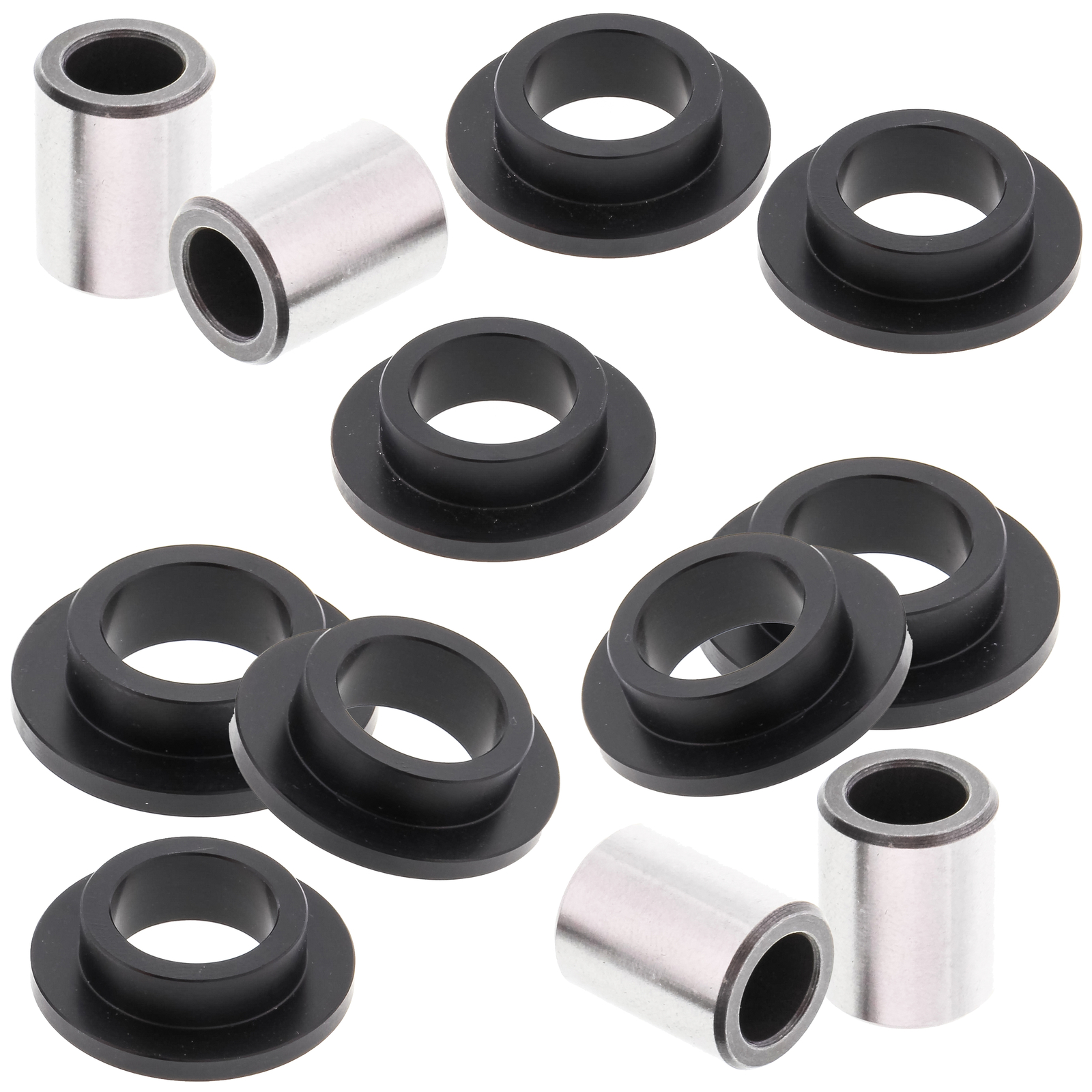 Shock Bushings Shock Bushing 16pcs & Bearing Sleeve 8pcs Kits All 4 Absorber For Arctic Cat 250 300 375 400 500 650 700 Bearcat 454, OEM# 0604-310 0403-028 Arctic Cat 400 Atv Parts
