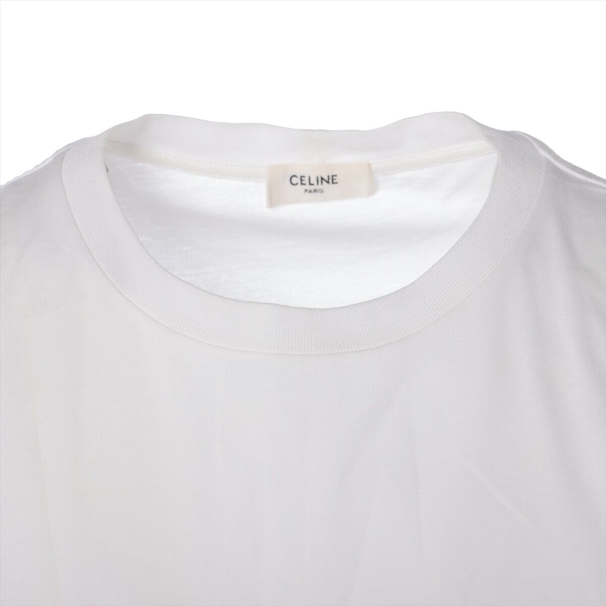 Celine Hedi Period Cotton T-shirt XS Men's White 2X10B671Q Celine Hedi Period Cotton T-shirt XS Men's White 2X10B671Q