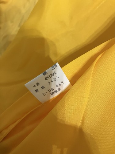 Vintage Kodak japan Men's Color Film Jacket yellow size M Polyester in hand - Picture 9 of 13