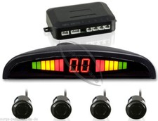 Einparkhilfe - Rückfahrwarner - Parktronic - PDC - Display & Ton - 4x Sensoren