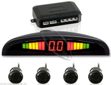 Einparkhilfe - Rückfahrwarner - Parktronic - PDC - Display & Ton - 4x Sensoren