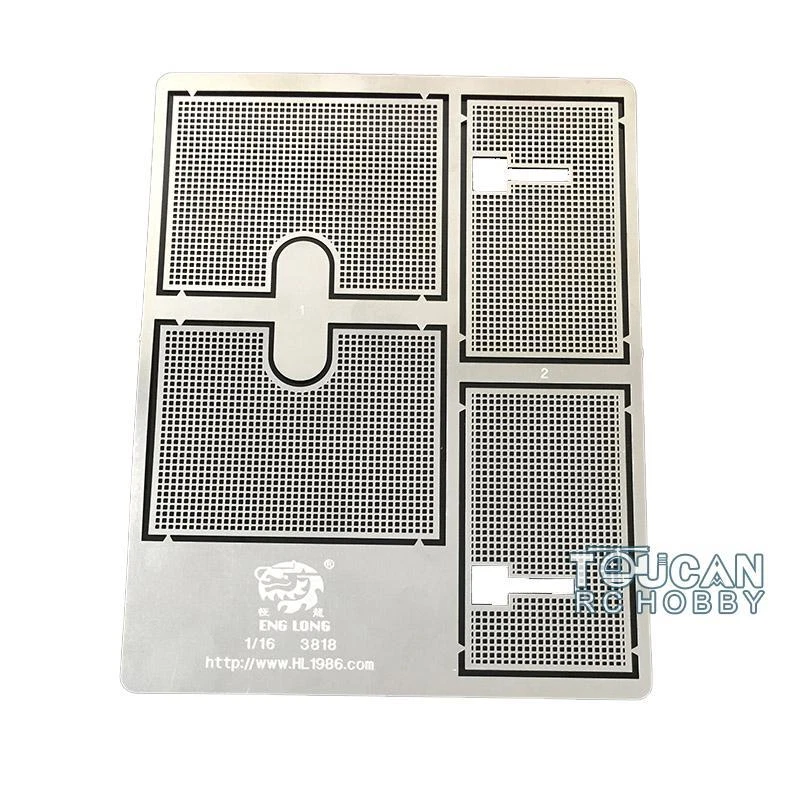 Henglong 1/16 German Tiger I RC Tank 3818 Model Armored Metal Guard Plate Parts - Image 2 of 3