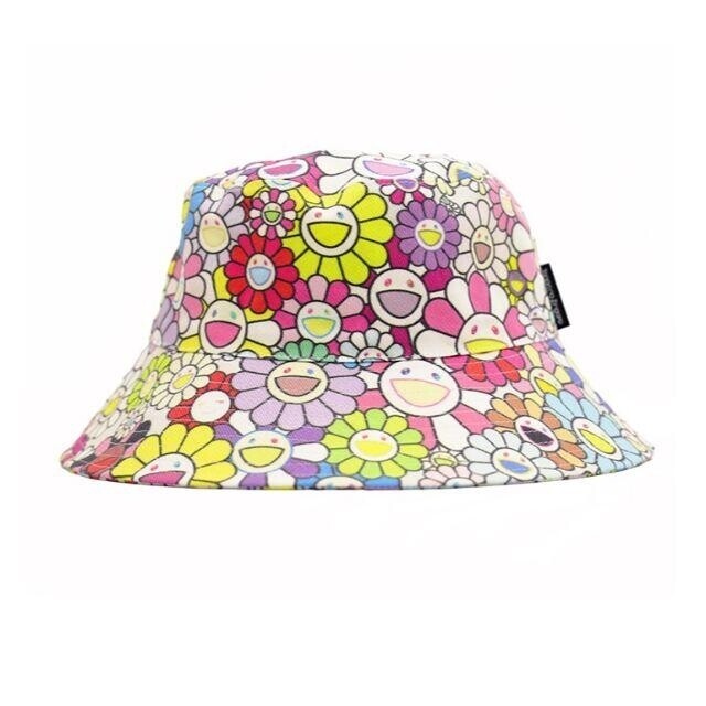 専用 TONARI NO ZINGARO FLOWER BUCKET HAT Takashi Murakami Flower Bucket Hat Multi-Color SIZE L kaikai