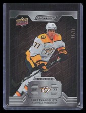 2023-24 Upper Deck Engrained #111 Luke Evangelista Mahogany #/10
