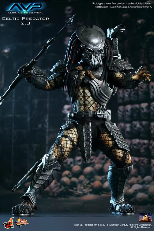 New Hot Toys MMS221 Alien vs. Predator Predators 2 AVP Celtic Predator ...