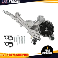 Water Pump w/thermostat For 14-20 Chevy Silverado 1500 Yukon Suburban CTS 6.2L