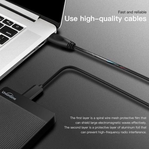 1 TB Slim Zewnętrzny dysk twardy USB 3.0 Back Up Storage HDD do PS4 XBOX Laptop TV - Zdjęcie 10 z 12