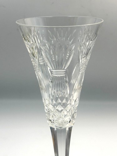 Vintage Waterford Crystal Prosperity Elegant Cut Champagne Flute 9.25" Barware - 第 3/10 張圖片