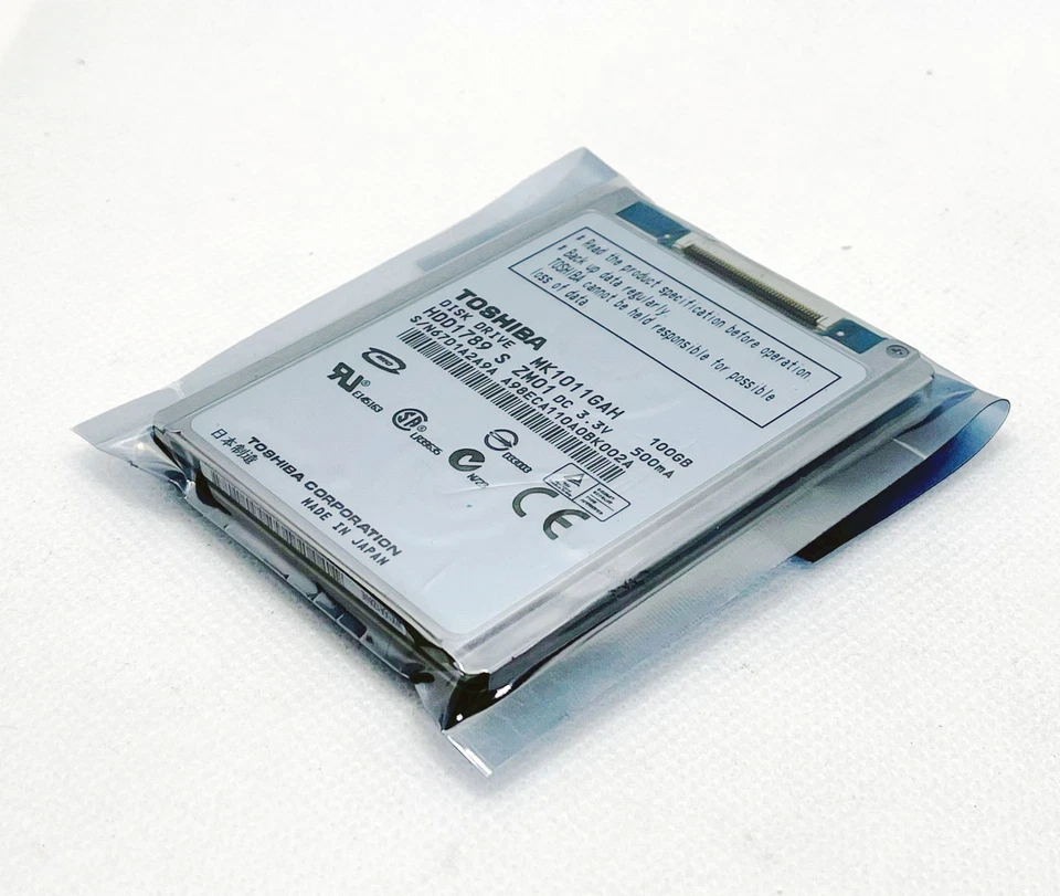 Toshiba 100GB MK1011GAH 1.8" CE hard drive for notebook/ IPOD/ Video camera. - Image 3 of 4