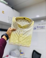 Indian Groom Kurta Set Pakistani Kurta Payjama Suits Sherwani Men Wedding Party