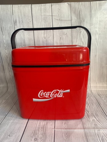 Coca Cola Cooler Box Picnic Camping Vintage Retro Radio AM FM Tested and Working - Picture 6 of 16