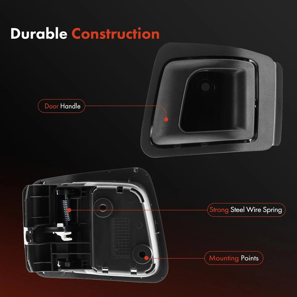 Серая внутренняя дверная ручка Drak для Honda Ridgeline 2006-2014 передняя левая для водителя - Изображение 4 из 4