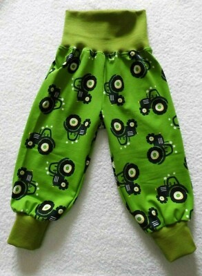 Pumphose   Mitwachshose   Hose    Grün    Traktoren   handmade  