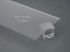 FROSTED Acrylic Plexiglass Sheet 1/8   3 mm Thick 17 Sizes for Privacy, Signs..