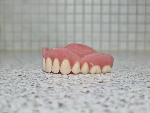 Protesi totale superiore / denti finti,dentiera. - Photo 3/10