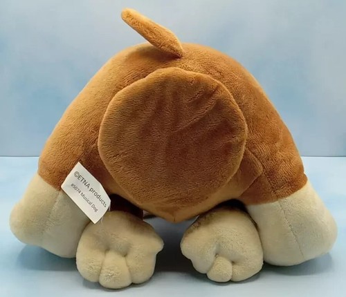 Bundaloo Peek a Boo musikalischer Hund Plüsch 10 Zoll sitzender Ätna 2019 funktioniert Stofftier Spielzeug - Bild 7 von 13