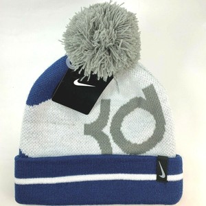 NIKE Kids Boys Beanie Kevin Durant KD Blue White 8/20 ...