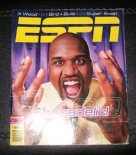 ESPN magazine SHAQUILLE O'NEAL June1 1998 Matthew Barnaby KERRY WOOD Doug Flutie