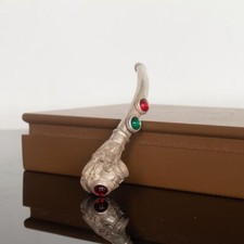 Pure Copper Dragon Phoenix Old Style Brass Old Style Cigarette Holder Bag