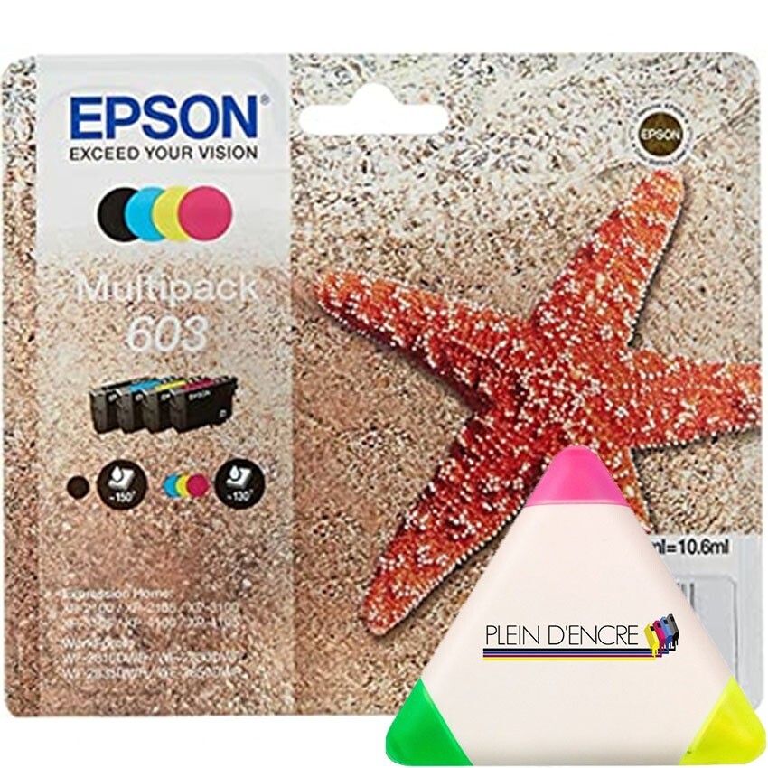 Cartouches Epson 603 multipack quatre couleurs pour Expression Home XP-2100