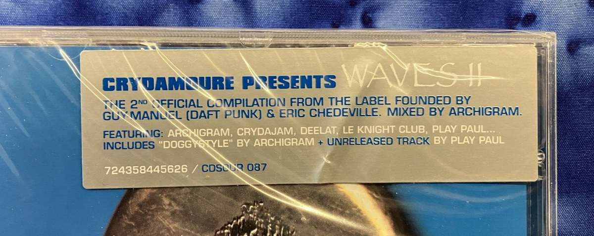 Crydamoure Presents Waves II ; 2003 Source CD - Factory Sealed w/ Hole Punch Crydamoure Presents Waves II ; 2003 Source CD - Factory Sealed w/ Hole Punch