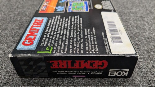 GEMFIRE - Ohne Spiel - NUR BOX & EINLAGE Hülle SNES Super Nintendo GEM FIRE Selten - Bild 10 von 11