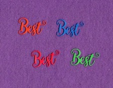 BEST  2 die cuts scrapbook cards