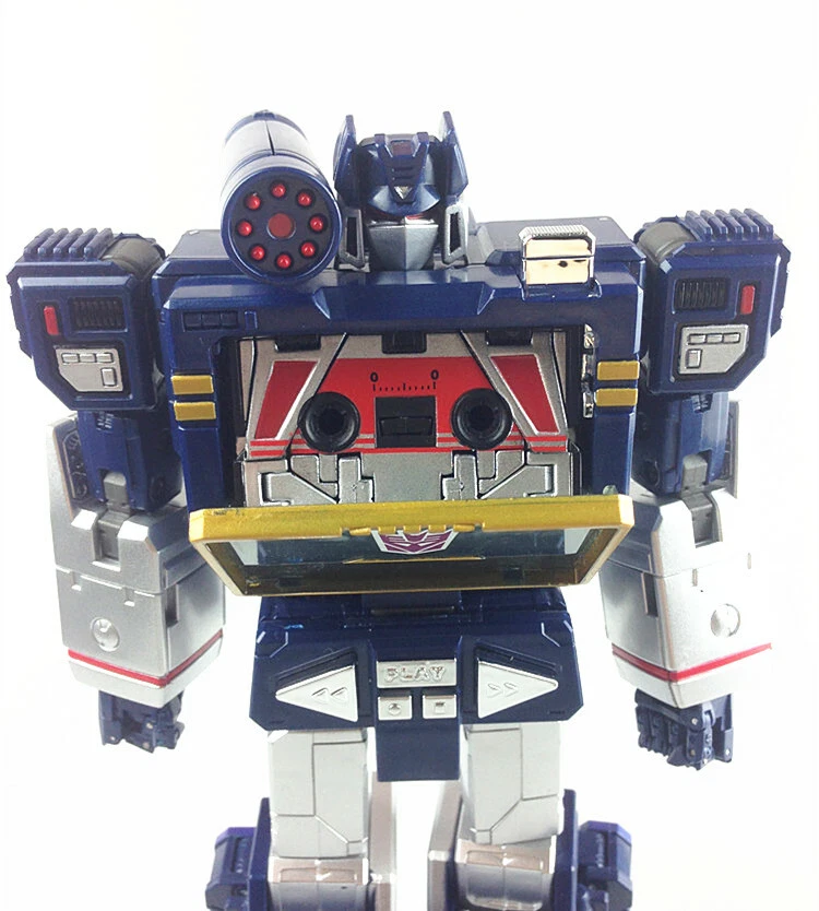 Transformers Masterpiece MP13 Soundwave Cassette Laserbeak 10" Action Figure Toy - Image 4 of 4