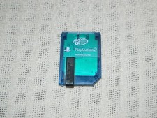 Playstation 2 PS2 8MB Memory Card Magic Gate Clear Blue Mad Catz
