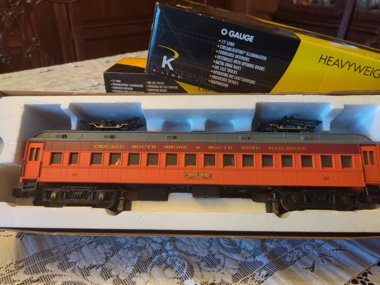 Two Kline Model Train Heavyweight Passenger Car O Guage eBay