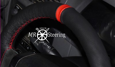 PASST 2006-2011 MERCEDES ML W164 ECHTLEDER LENKRADBEZUG + ROTES GURT