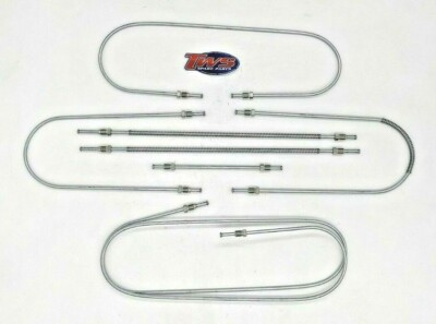 Komplett-Kit Bremsschläuche aus Stahl Bundy für FIAT 500 D F 1° Serie